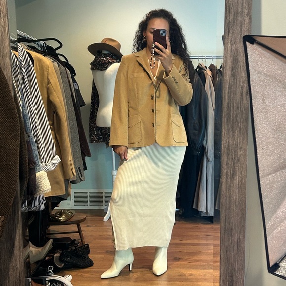 Camel Corduroy Blazer - Picture 7 of 7